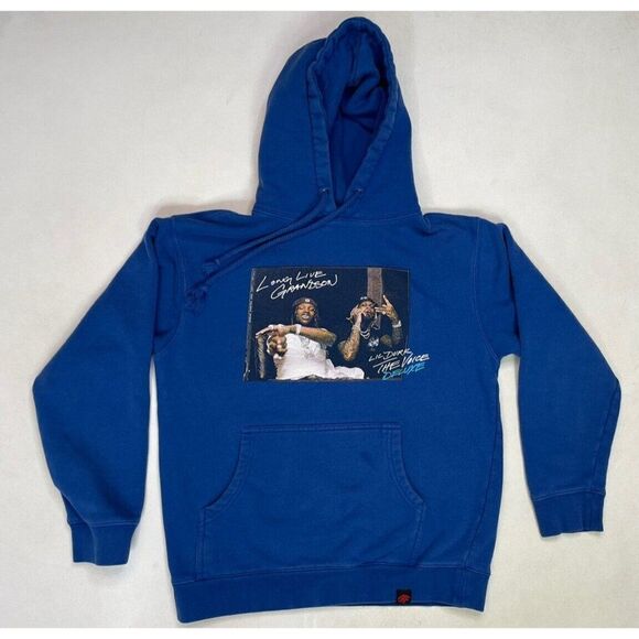 OTF Only The Family Lil Durk & Von Pullover Hoodie Men Small Rap Merch The Voice - Picture 1 of 6
